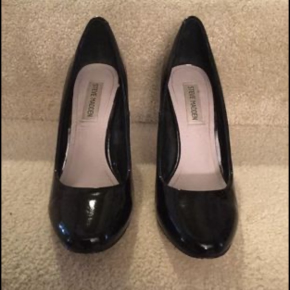 Steve Madden Unityy black patent leather sz 8M - Picture 2 of 9